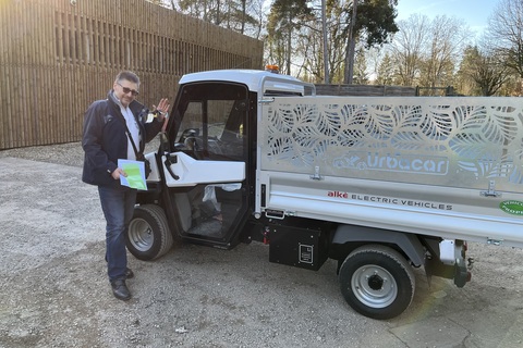 Livraison d'un Alkè ATX 340 E pour le Château de Louveciennes