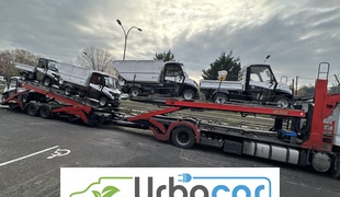 5 véhicules Alkè électrique arrivés de bon matin chez Urbacar !