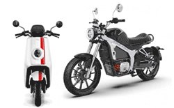 Scooters et motos électriques